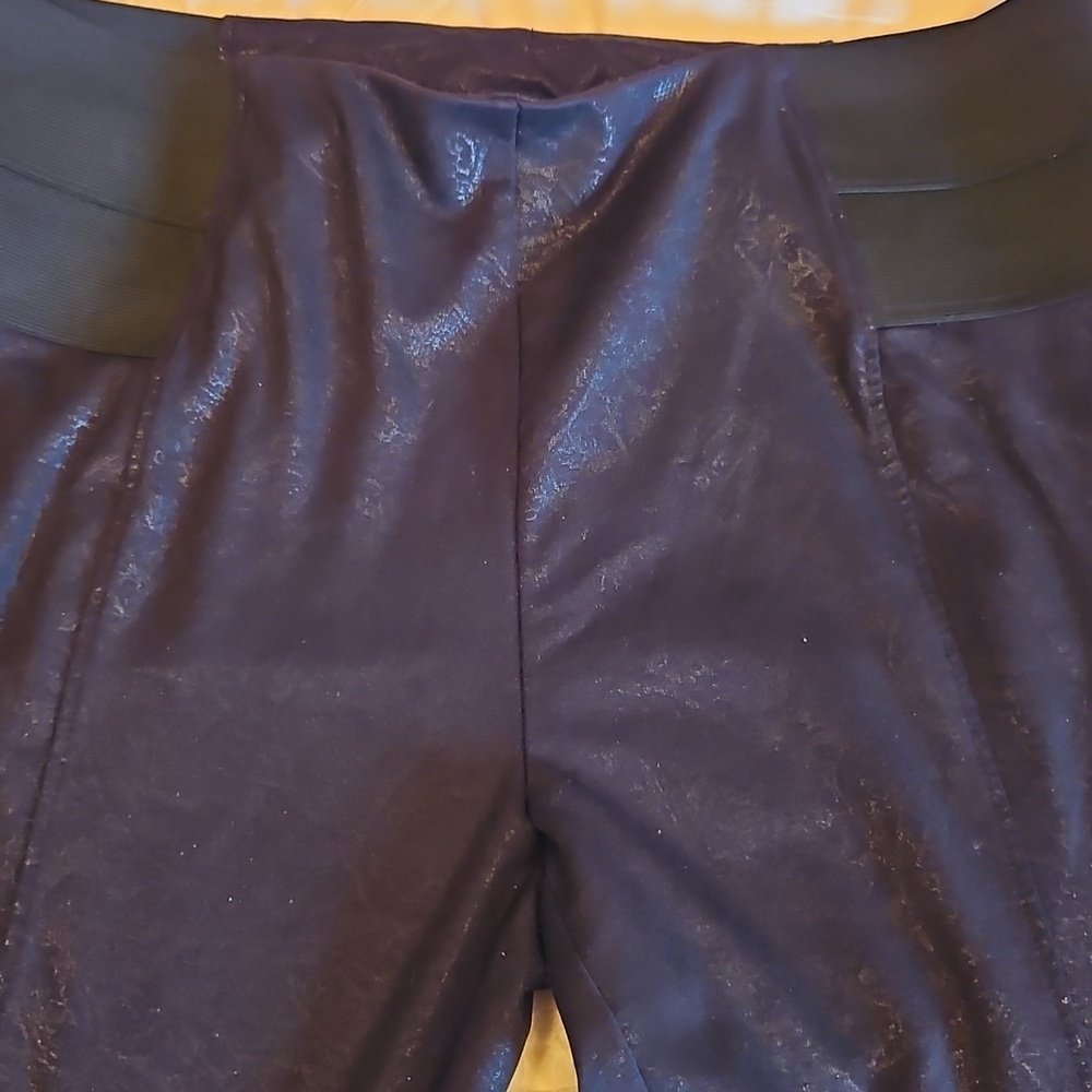 Jessica Ponte Shiny Print Pants Xl - Picture 2 of 5